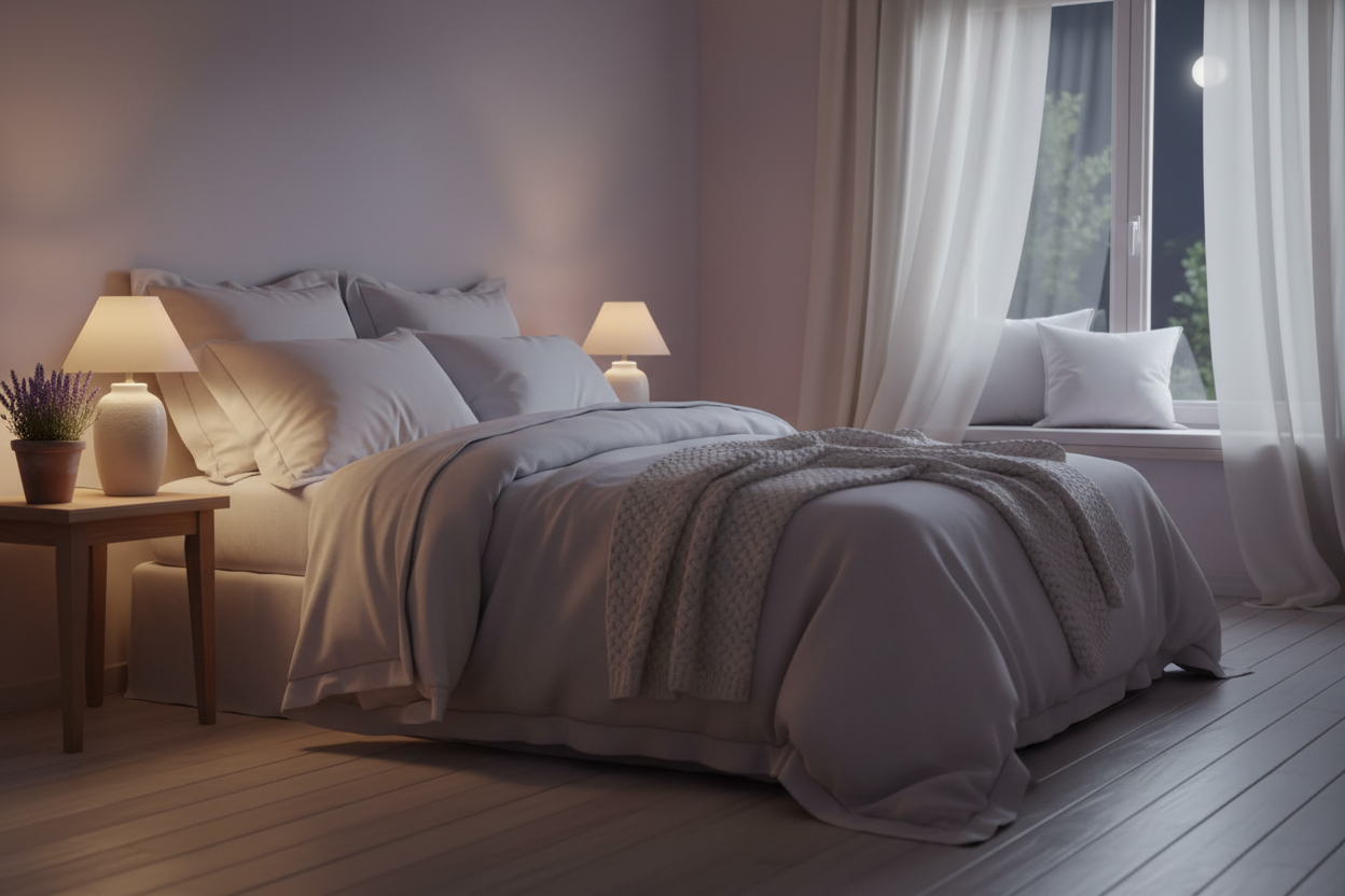 relaxing and sleeping